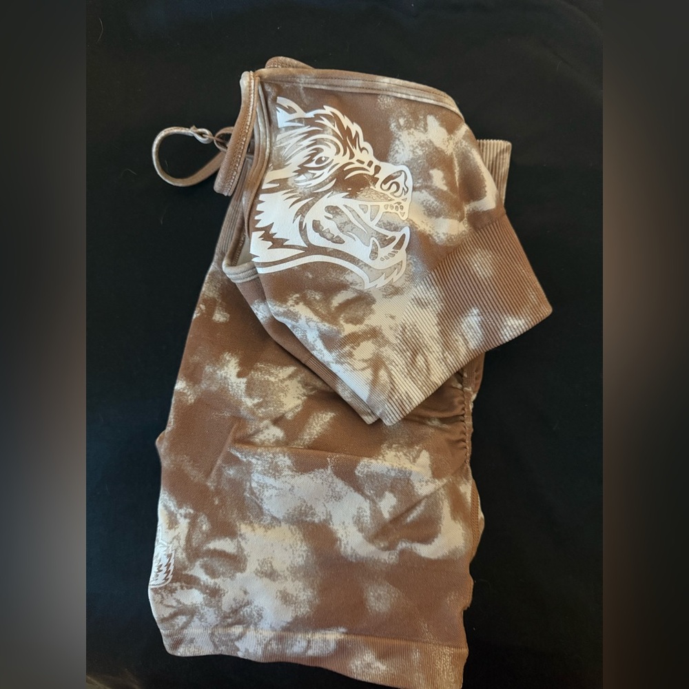 Darc Sport Brown Tie-Dye Athletic Set